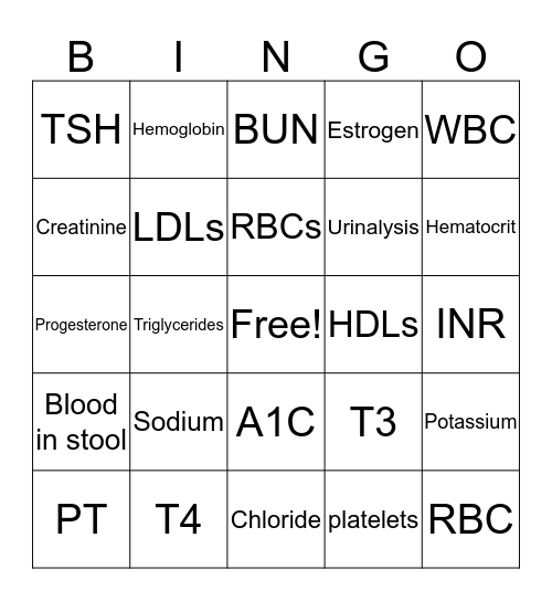 Community Bingo Card