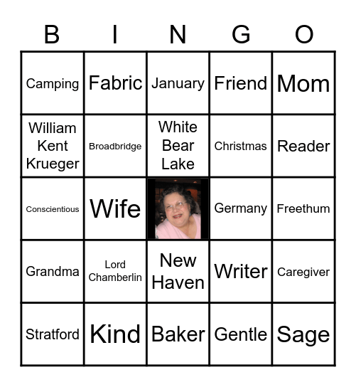ALL ABOUT LOUISE Bingo Card