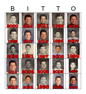 BITTINGER BINGO! Bingo Card