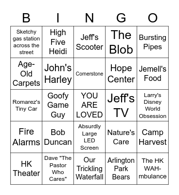 RM BINGO Card