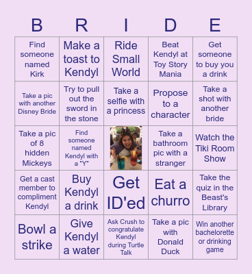 Kendyl's Bach Bingo! Bingo Card