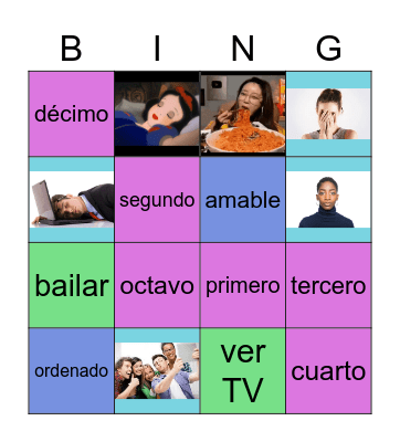 Unidad #1 Bingo Card