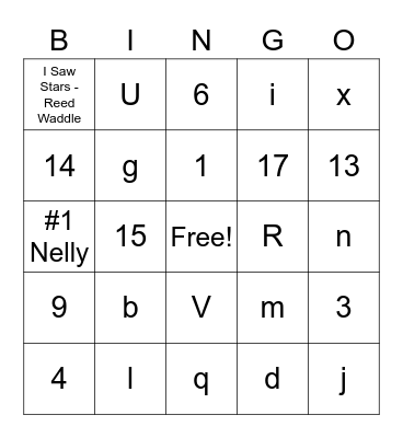 I love the 90s Bingo Card