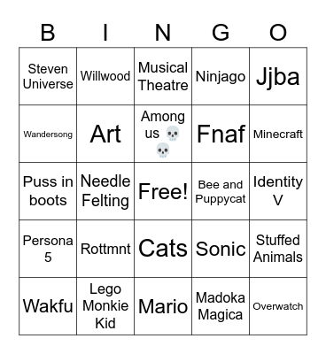 The uh bingo Card