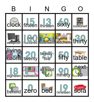 Home Bingo Card