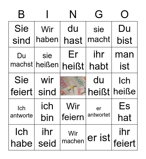 VERBEN Bingo Card