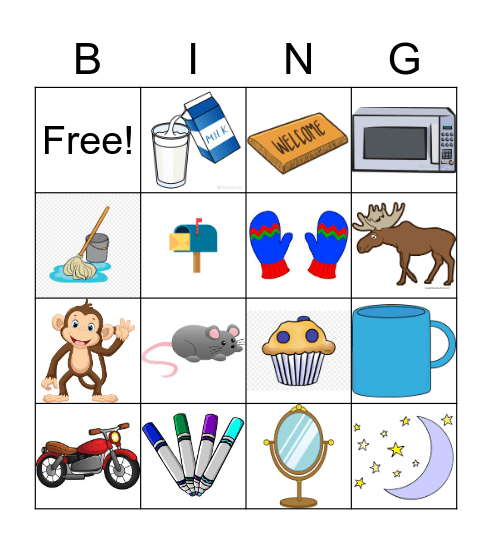/m/ BINGO Card