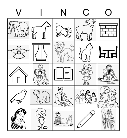 Latin Vocabulary Bingo Card