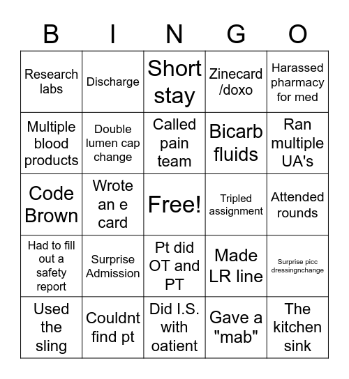 CBDI Bingo 1 Bingo Card