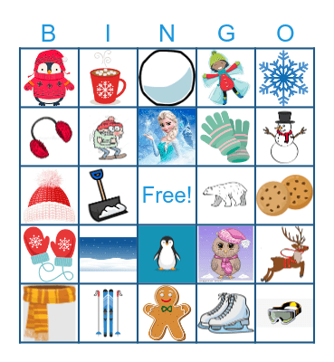 Winter Bingo Card