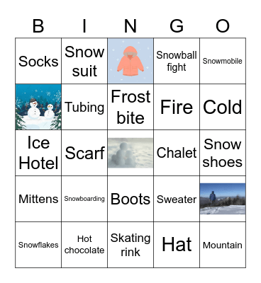GRS Winter BINGO!! Bingo Card