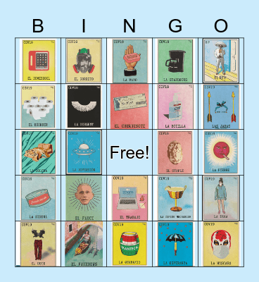 Loteria Bingo Card