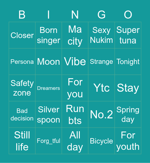 2014_Anushka Bingo Card