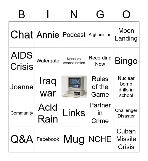 HMASDC - 1/26/2023 Bingo Card