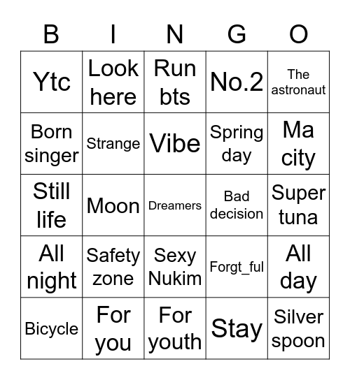 2014_Anushka Bingo Card