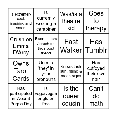 QUEER BINGO Card