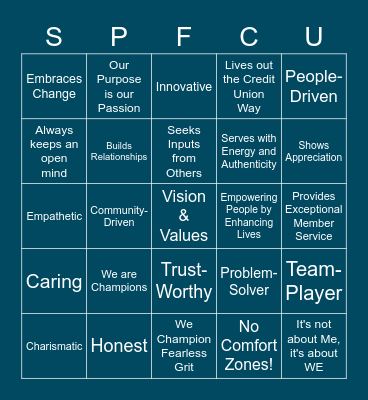 Empowering People by Enhancing Lives Bingo Card