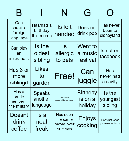 Pittsburgh Office Days Bingo Card