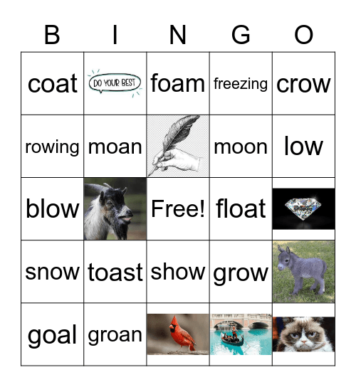 The Boat Trip Bingo Card