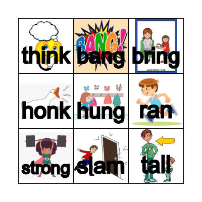 Glued Sounds Bingo Card