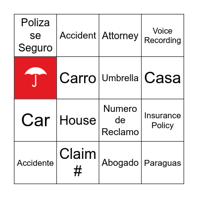 Travelers Loteria Bingo Card
