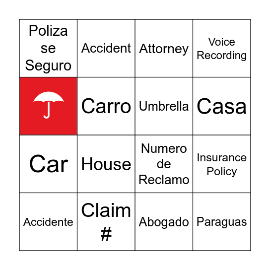 Travelers Loteria Bingo Card