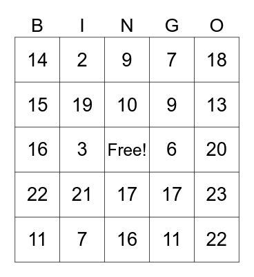 2023 Lab Week Bingo Card