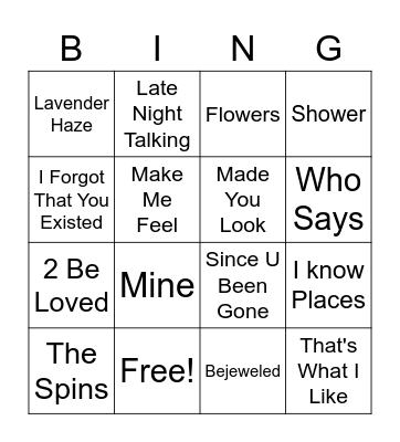 Wellness Week Singo! Bingo Card