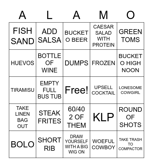 HAPPY NATIONAL BIG WIG DAY Bingo Card