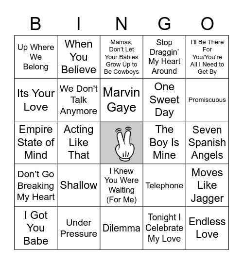 Make It A Double Bingo Card