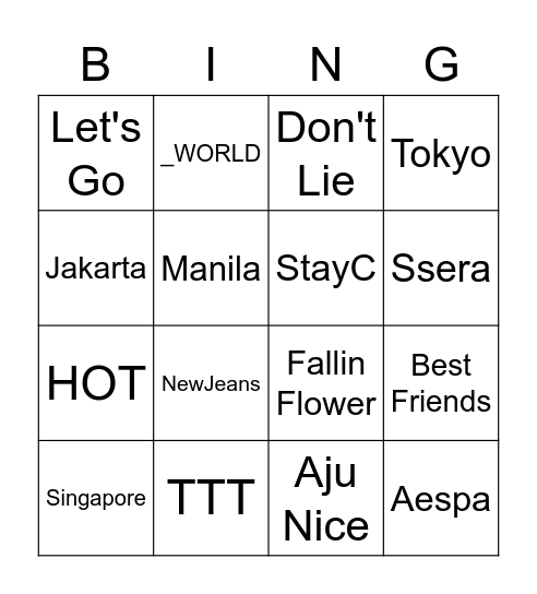 Hanyap Bingo Yuhuy Bingo Card