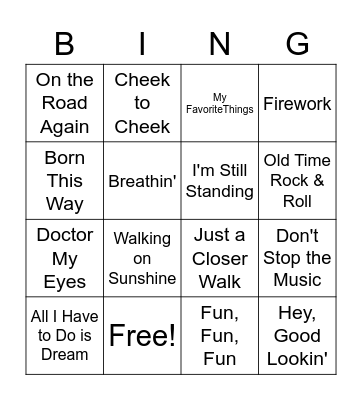 W E L L N E S S Bingo Card