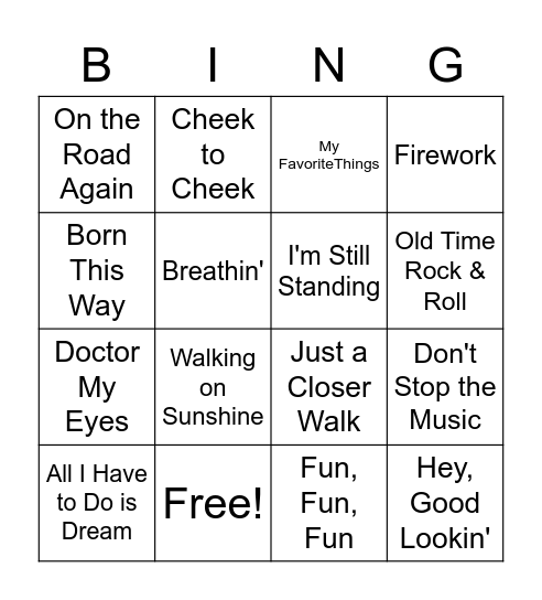 W E L L N E S S Bingo Card