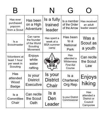 Find Someone Who....... Bingo Card