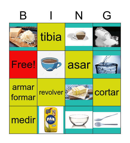 AREPAS Bingo Card