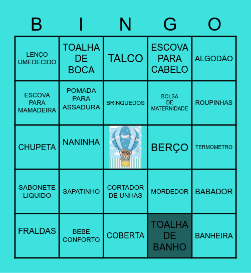 BERNARDO Bingo Card