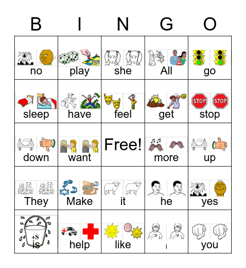 Unity 84 Core words Fall 2022 Bingo Card