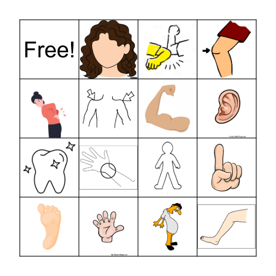 Il corpo Bingo Card