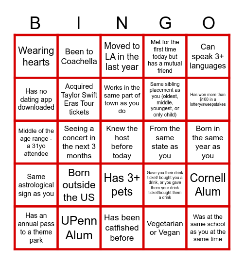 1 Person Talked-to Per Box! Bingo Card