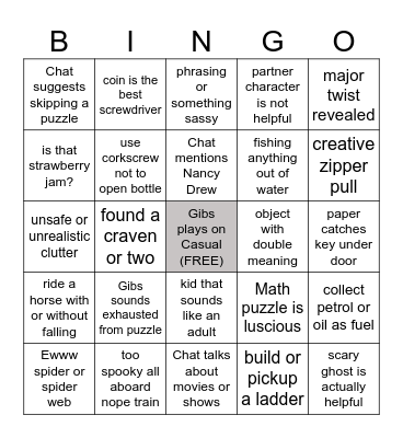 YourGibs - HOPA BINGO BONANZA Bingo Card