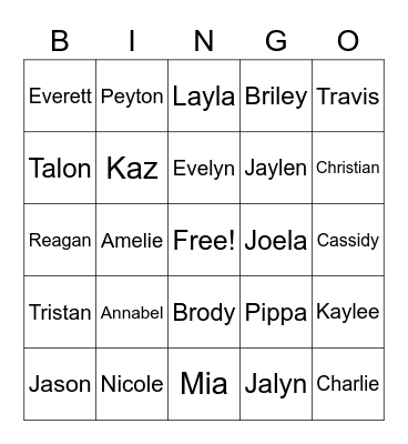 Howard 2023 Bingo Card