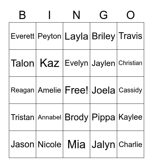 Howard 2023 Bingo Card