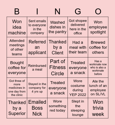 SweetWorks: a Valentine's Special Bingo Card