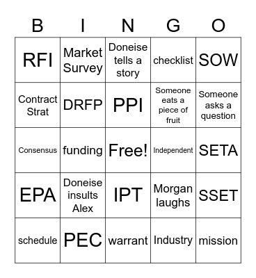 Breakfast & Best Values Bingo Card