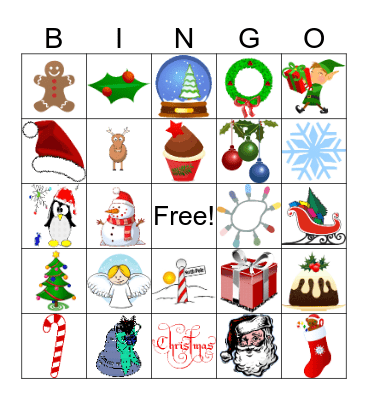 Holiday Bingo Card