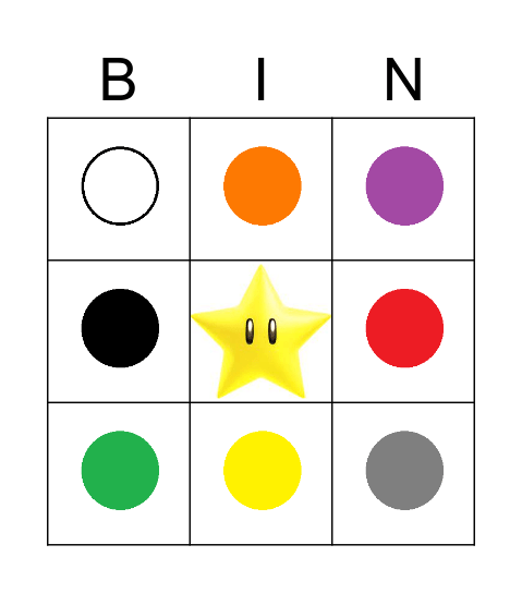 DE KLEUREN Bingo Card