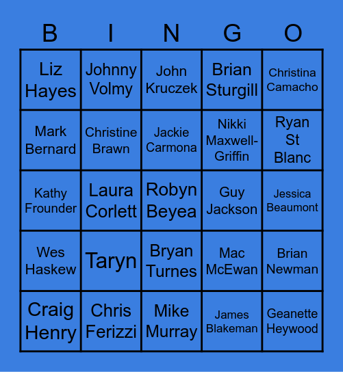 Get to Know Your Peers BINGO Card