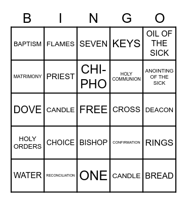 3, 4, 5 FF 2023 Bingo Card
