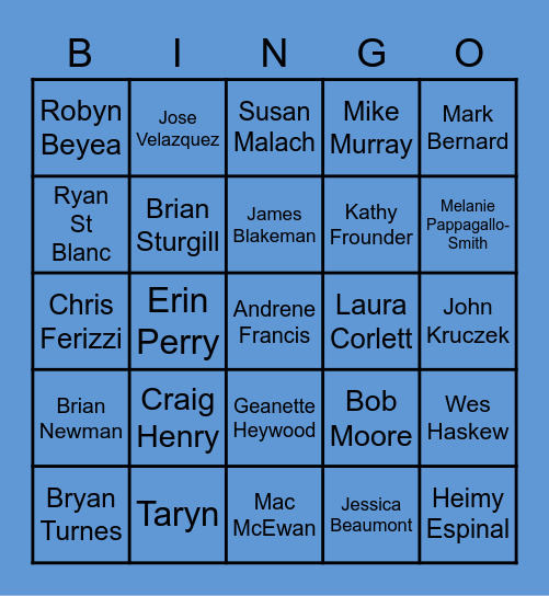 Get to Know Your Peers BINGO Card
