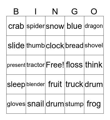 bino blends Bingo Card